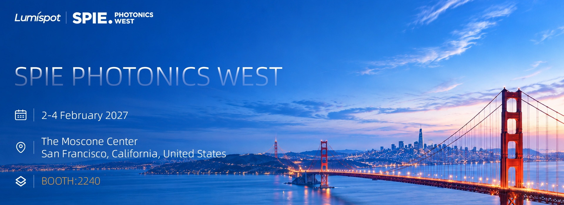 2027 SPIE PHOTONICS WEST